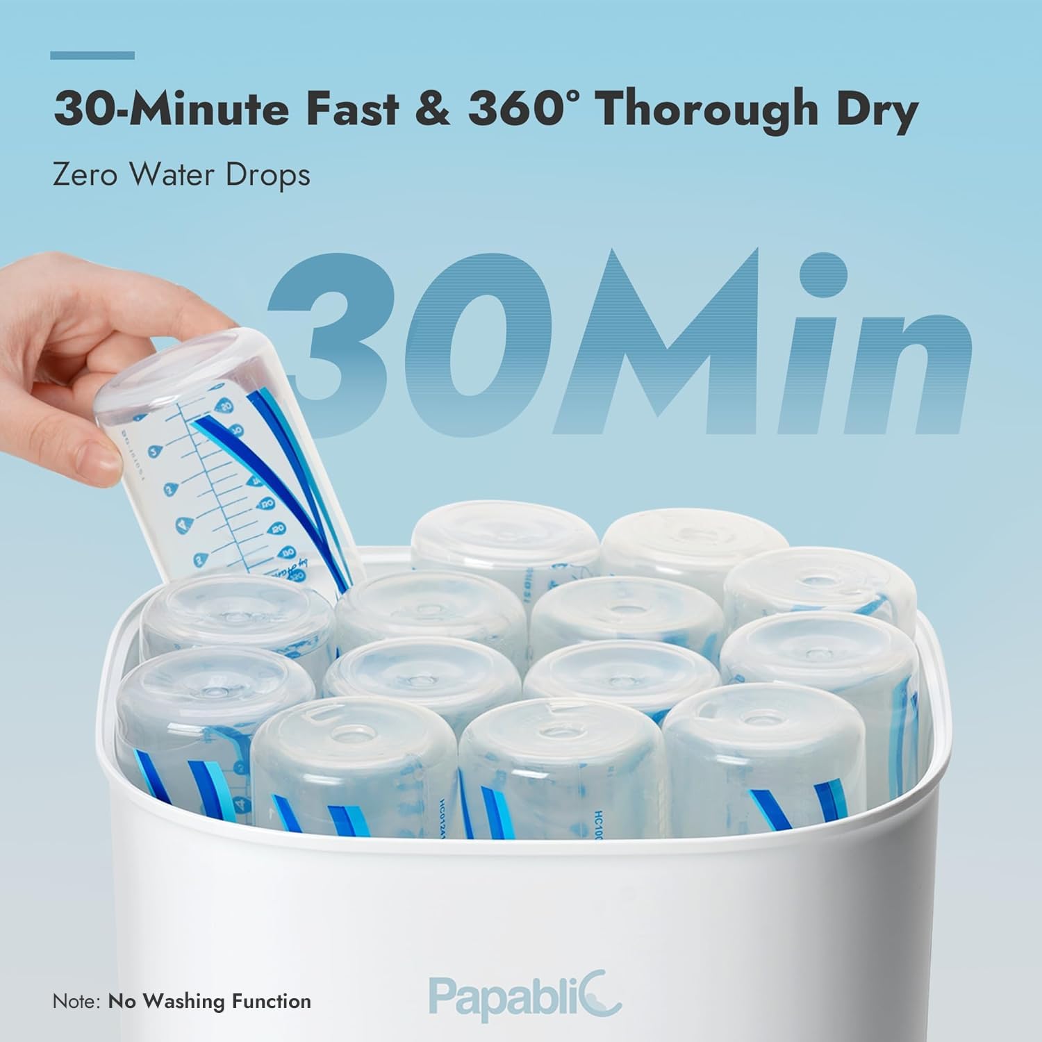 Papablic Pro Max 13 bottle capacity configuration for large families.