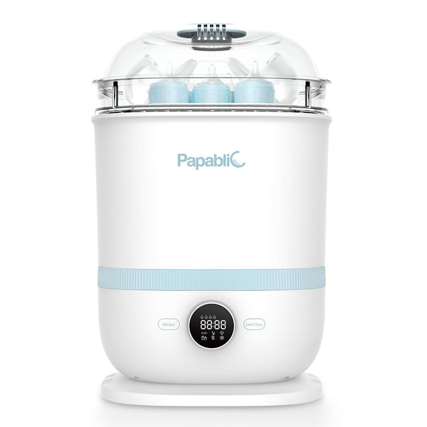 Papablic Pro Max bottle sterilizer front view for quick, thorough cleaning.