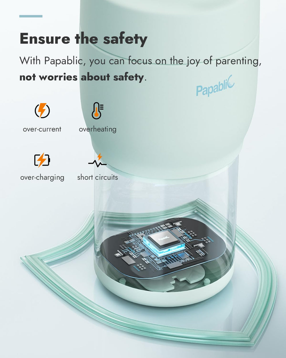 Papablic Pro smart keep-warm maintains ideal temp
