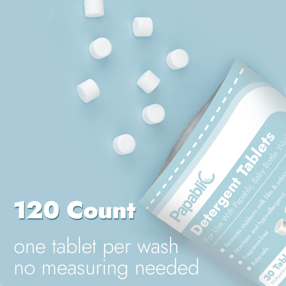 Papablic packaging highlights 2-year shelf life and dates.
