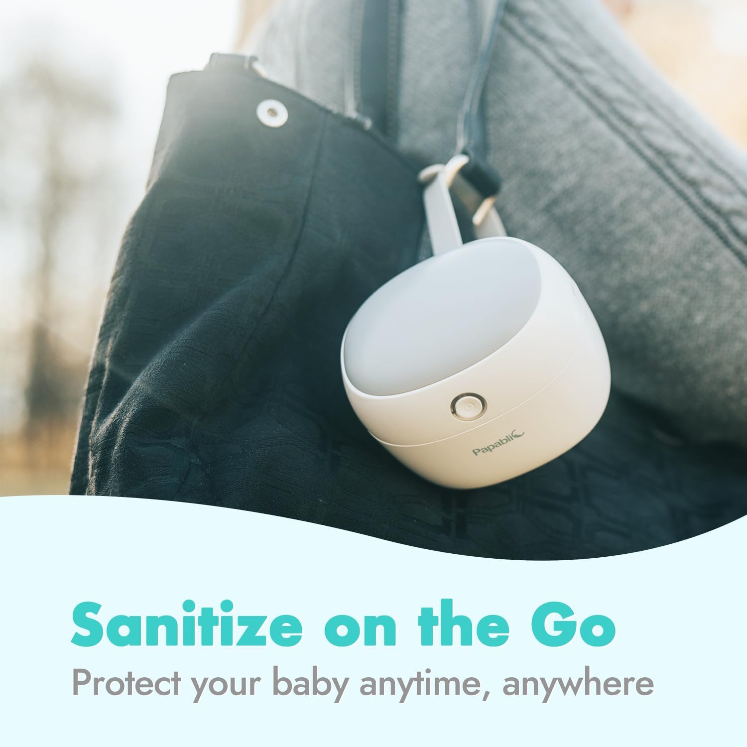 Papablic fits two pacifiers at once for twins