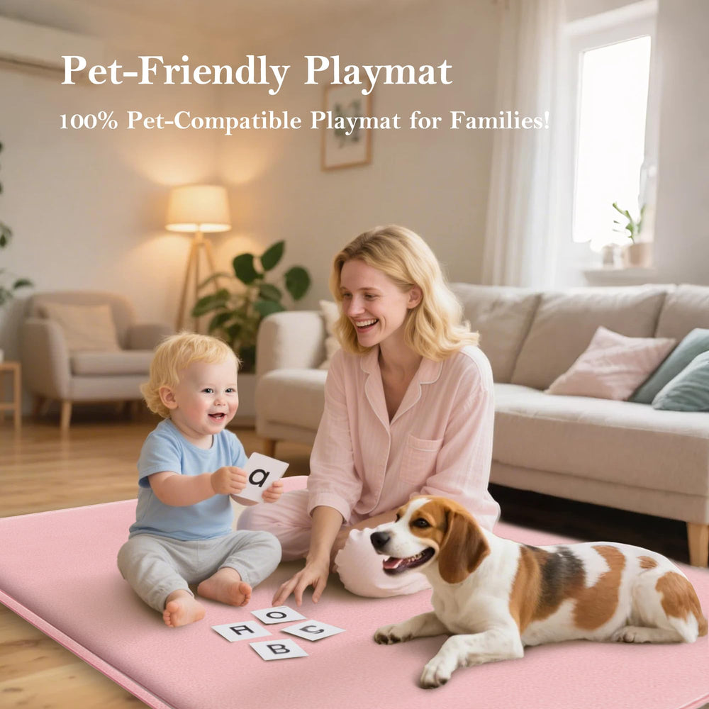 PapaMama CERPITUR-US certified Elasti-Foam provides gentle support during play.
