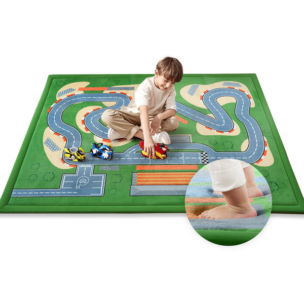 PaPaMat 1.3-inch memory foam play mat with plush comfort for floor time