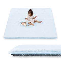 PaPaMat 1.5-inch thick baby play mat on floor ready for tummy time and growth.