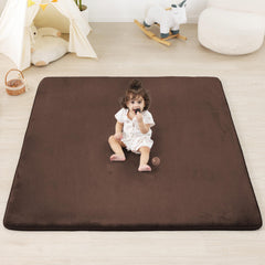 PaPaMat 1.3-inch thick padding on a 50x50 surface for crawling and tummy time.