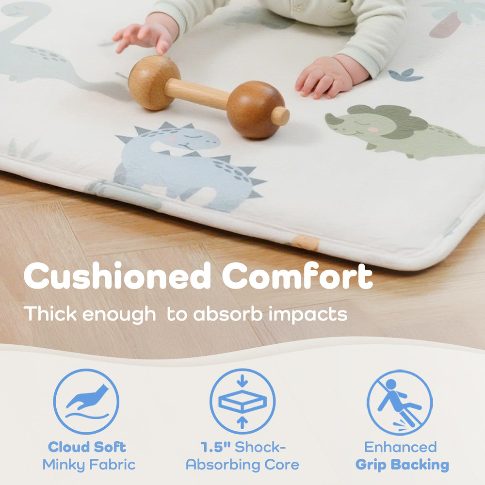 PaPaMat 50x50 play area offers ample space for multiple children