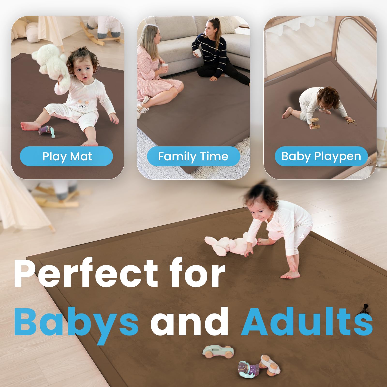 PaPaMat bedside protection mat showing edge-to-edge coverage for safe sleep