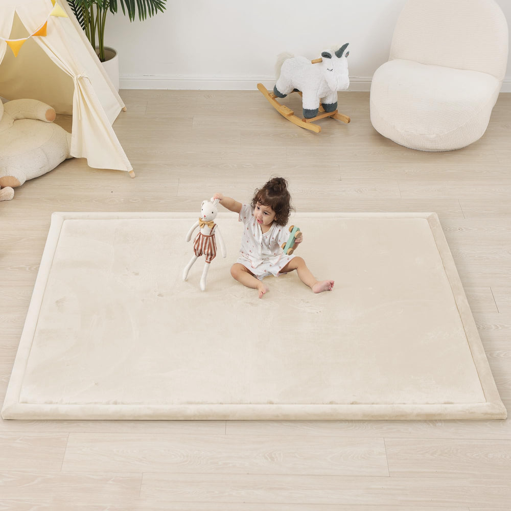 PaPaMat tummy-time and crawling support encourages early movement on a durable surface.