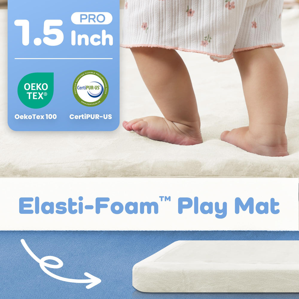 PaPaMat flannel fabric texture shows soft, breathable material.