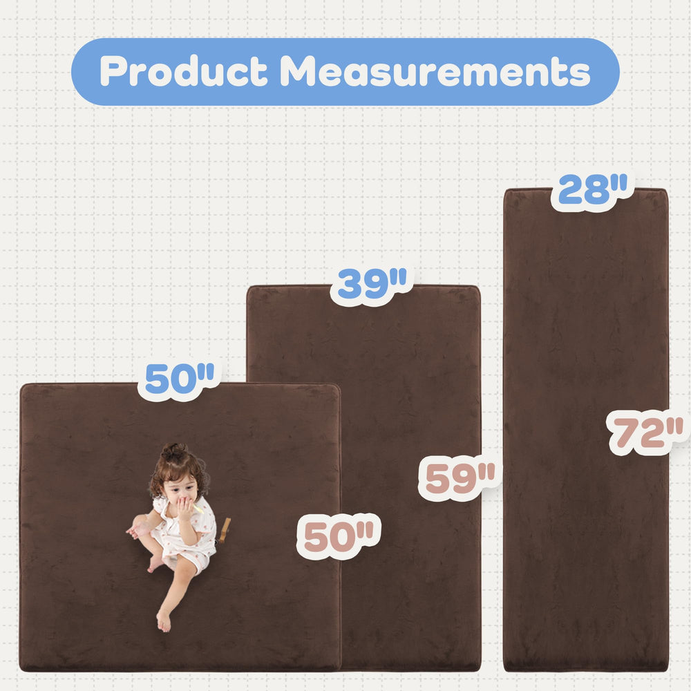 PaPaMat foam core delivers stable support during sit-and-reach play.