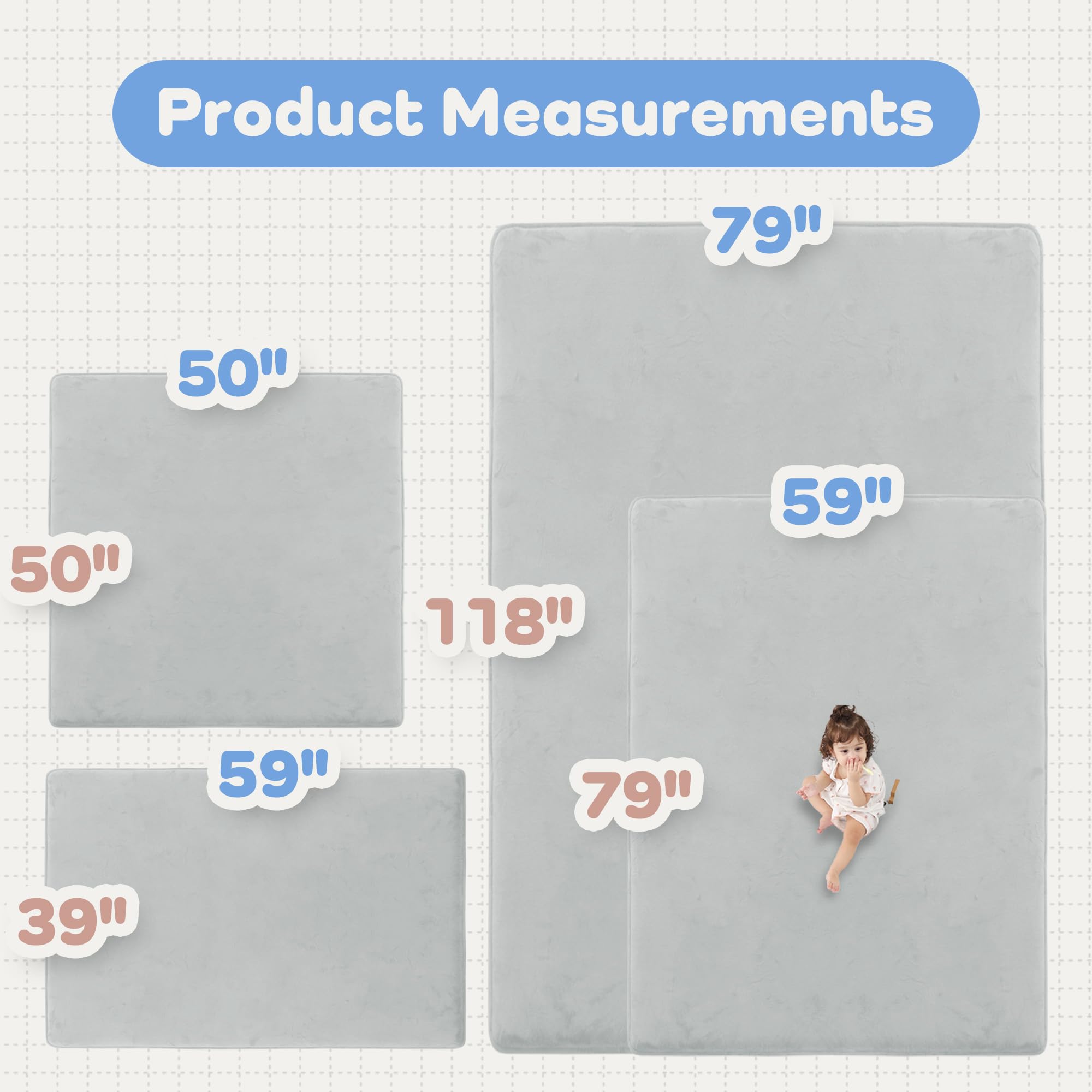 Papamat ideal for nursery and living room zones for family time.