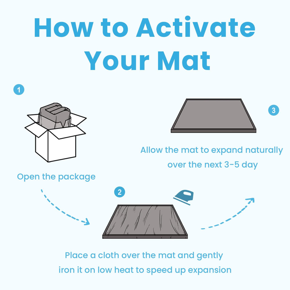 PaPaMat lavender multi-use activity pad demonstrates floor play and yoga versatility