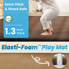 PaPaMat memory foam close-up highlighting premium cushioning and support