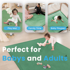 PaPaMat non-slip bottom keeps the mat in place beside beds