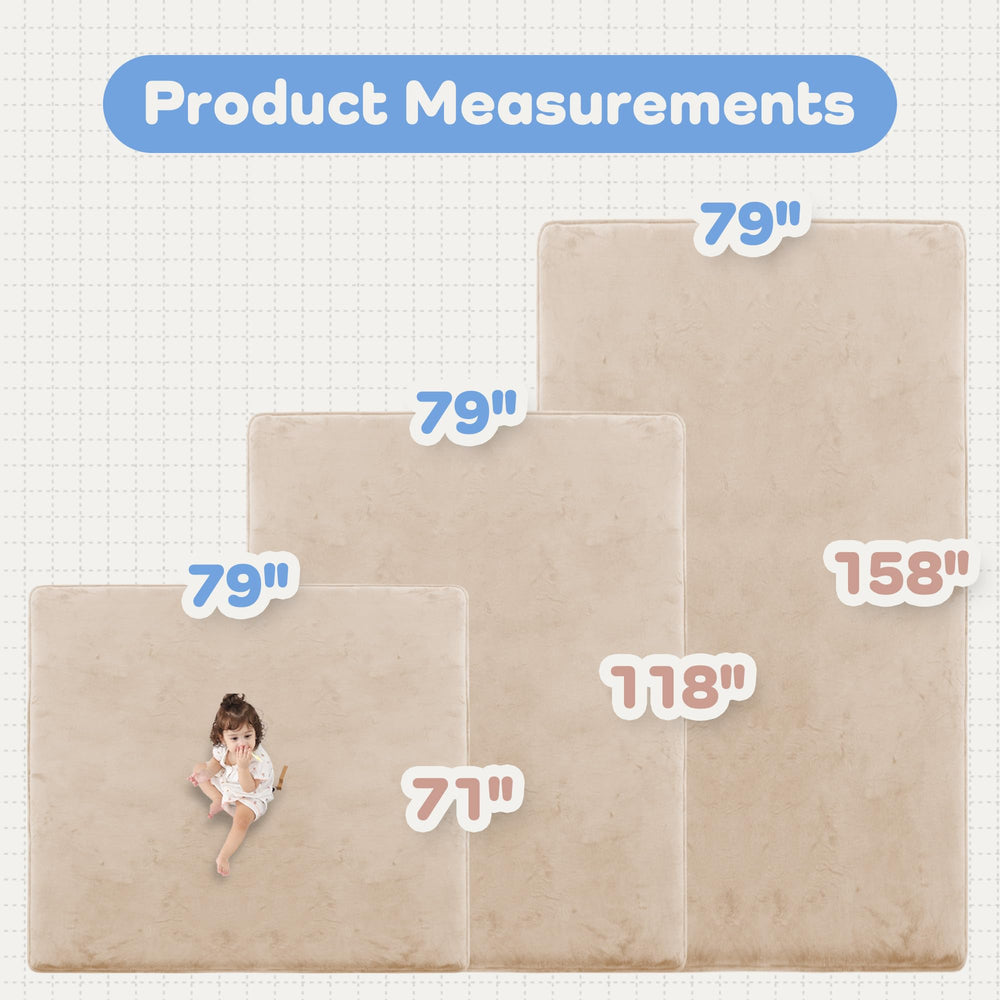 PaPaMat safe floor mat for babies and kids with a non-slip backing.