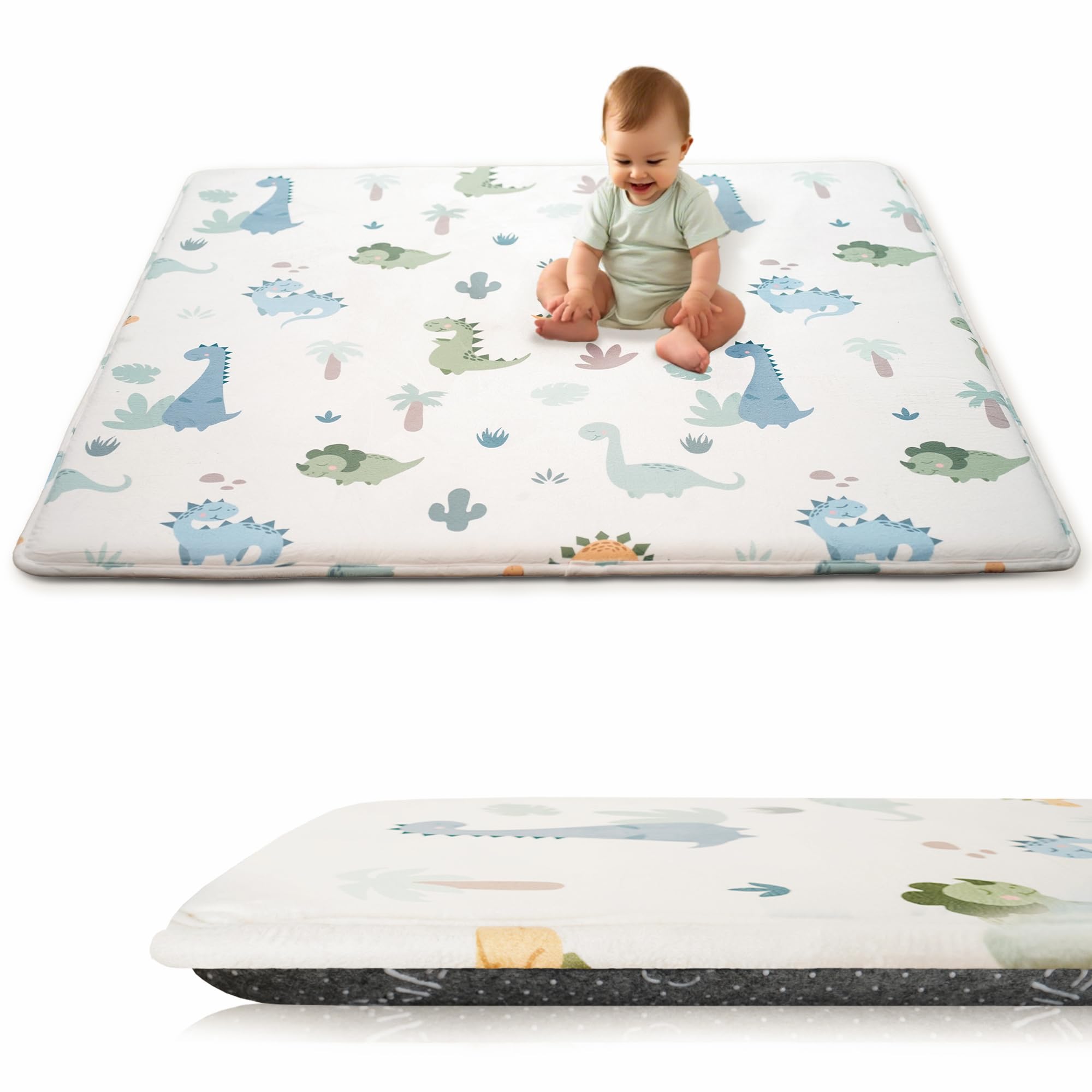 PaPaMat spacious tummy-time area suitable for newborns to toddlers
