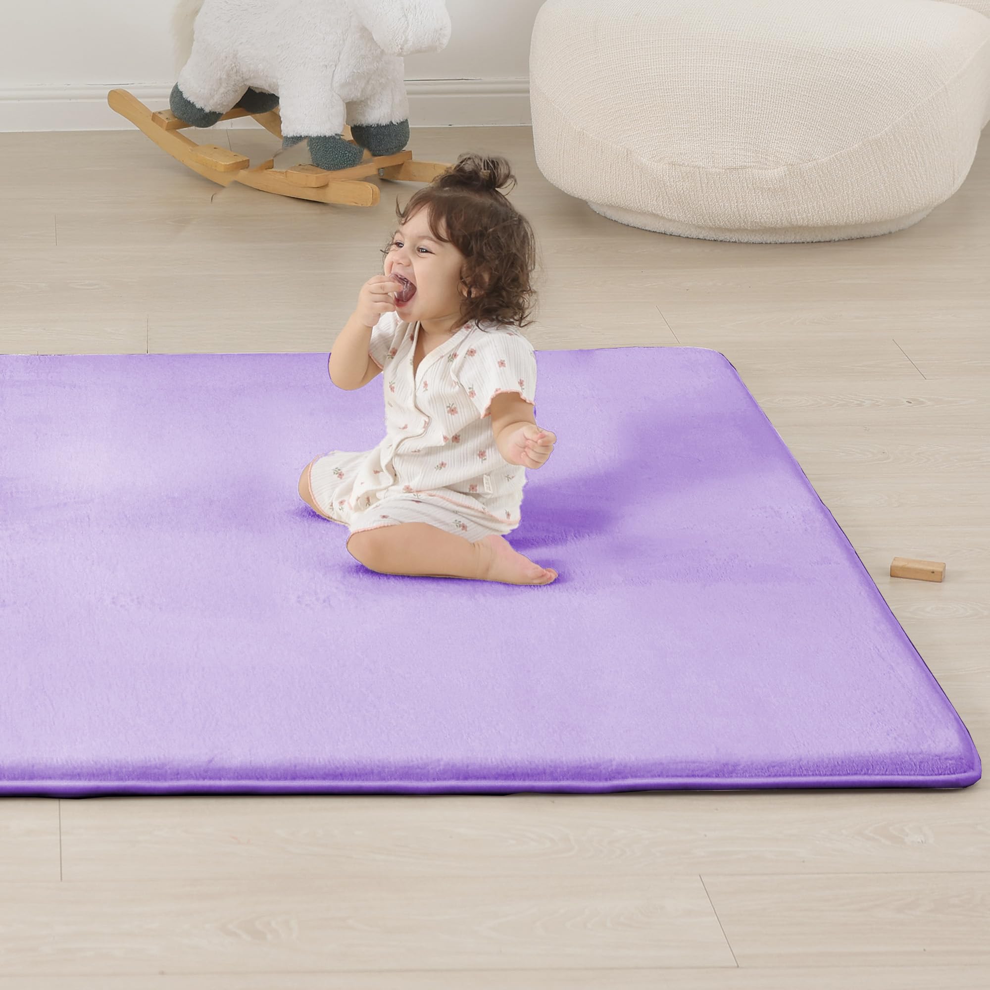 PaPaMat violet color mat in kids' play area