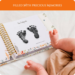 Paper Plan baby book page for sonogram photos
