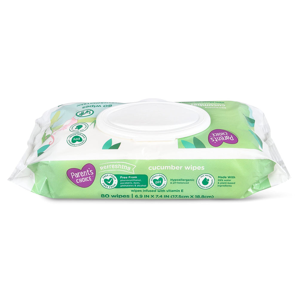 Parent's Choice three-pack 80-count value highlight for convenience