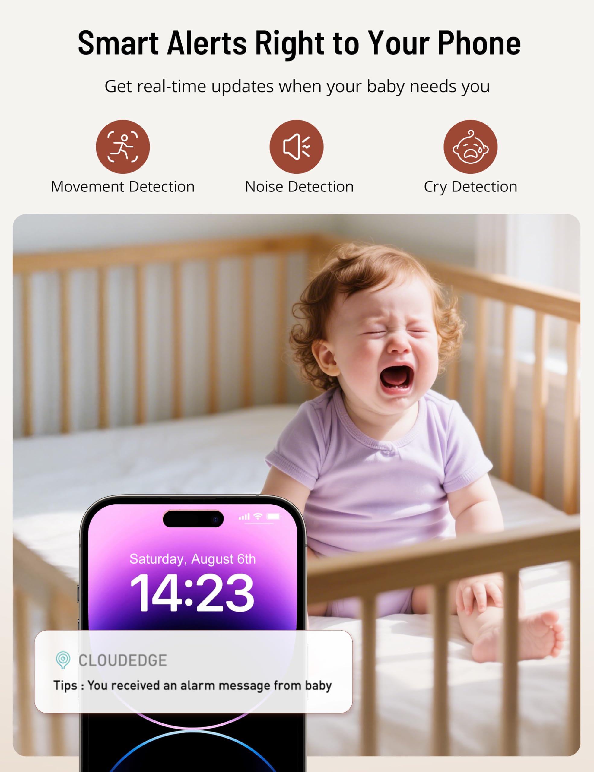 PARIS RHÔNE auto-tracking keeps the nursery in frame.
