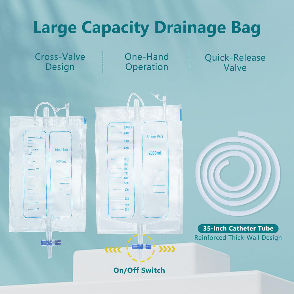 PARIZONE 1.2m drainage tube offers flexible routing for comfortable wear.