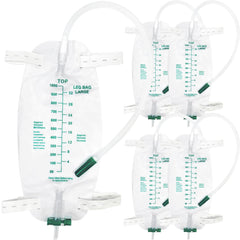 PARIZONE 5-pack leg bag set with 1000ml capacity for daily use.