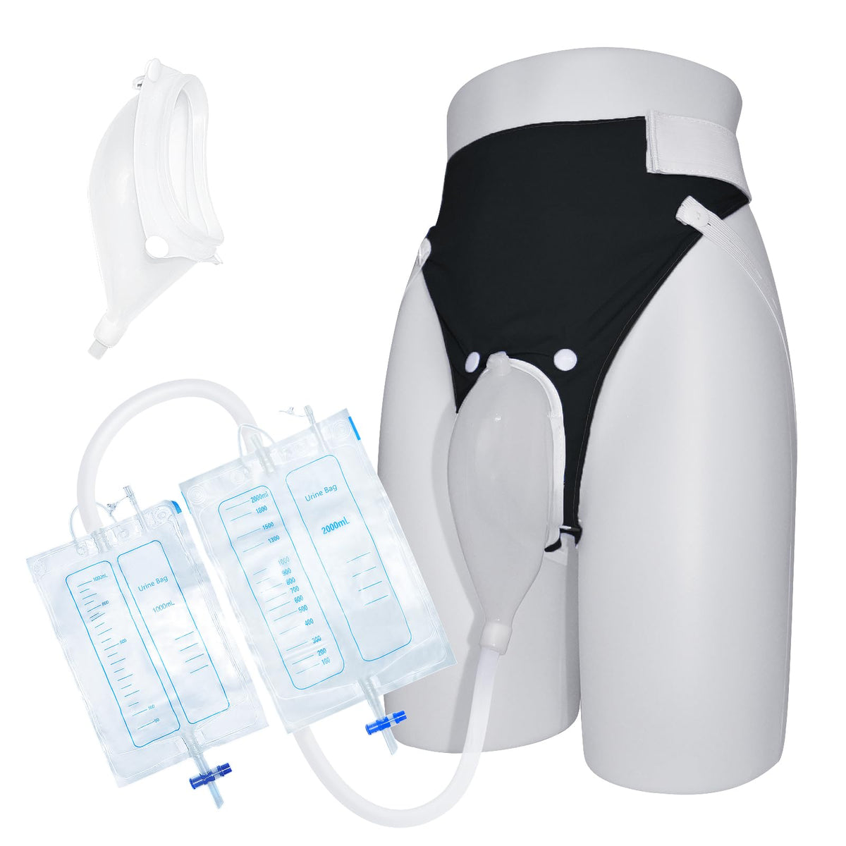 PARIZONE soft silicone urine capsule provides gentle daily wear for comfort.