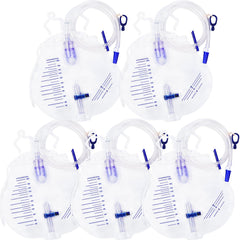 Parizone urine bag 2000ml capacity with clear markings for easy monitoring