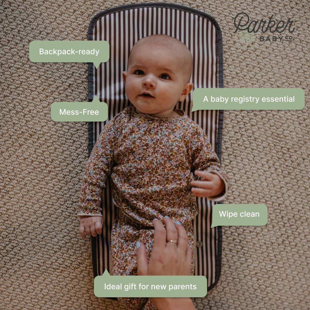 Parker Baby Co changing pad with waterproof surface