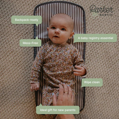 Parker Baby Co changing pad with waterproof surface