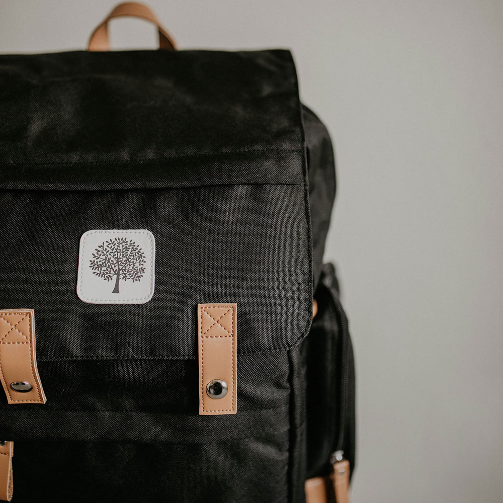 Parker Baby Co. laptop pocket helps keep digital gear organized alongside baby items.