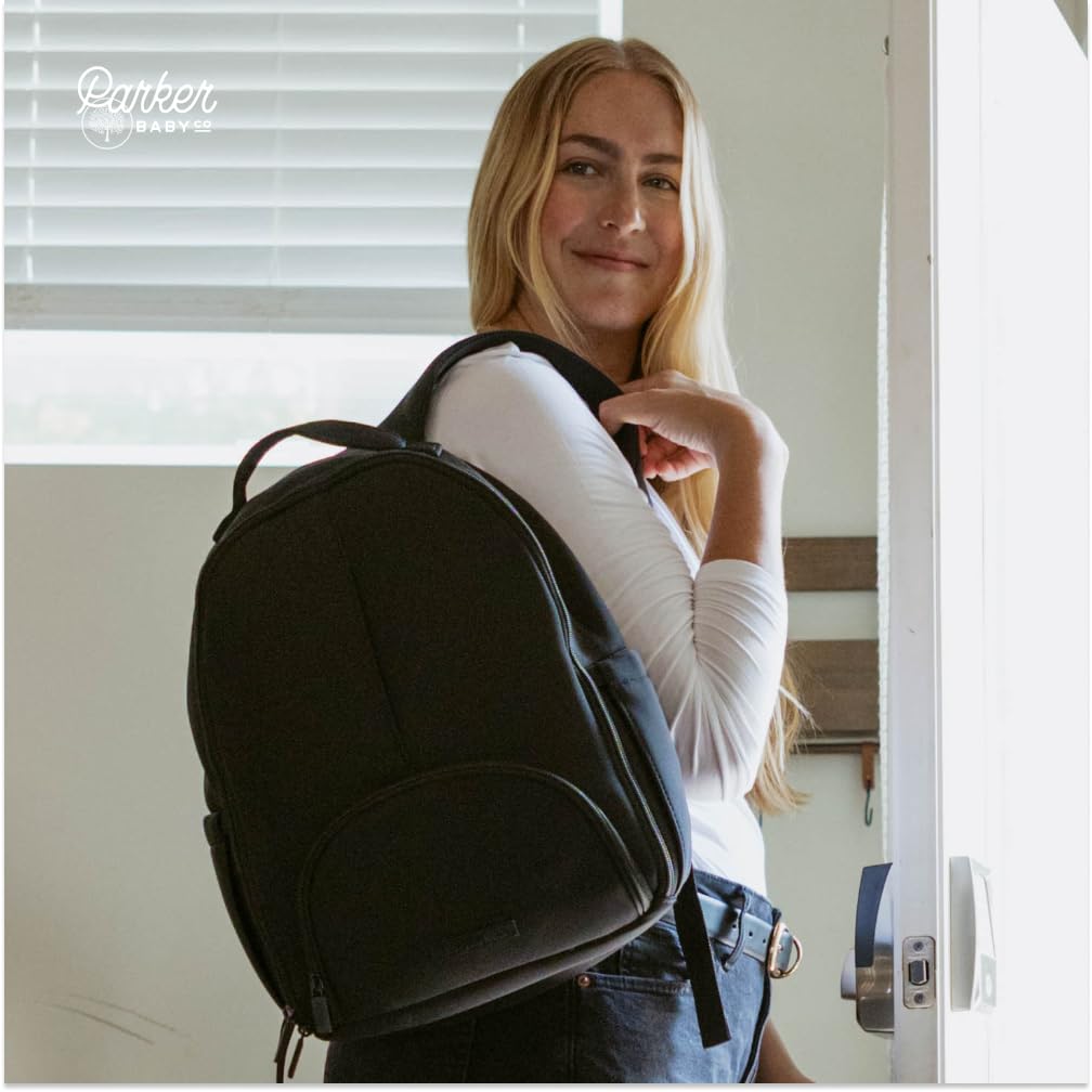 Parker Baby Co. Drift Neoprene close-up reveals soft, durable fabric resisting stains