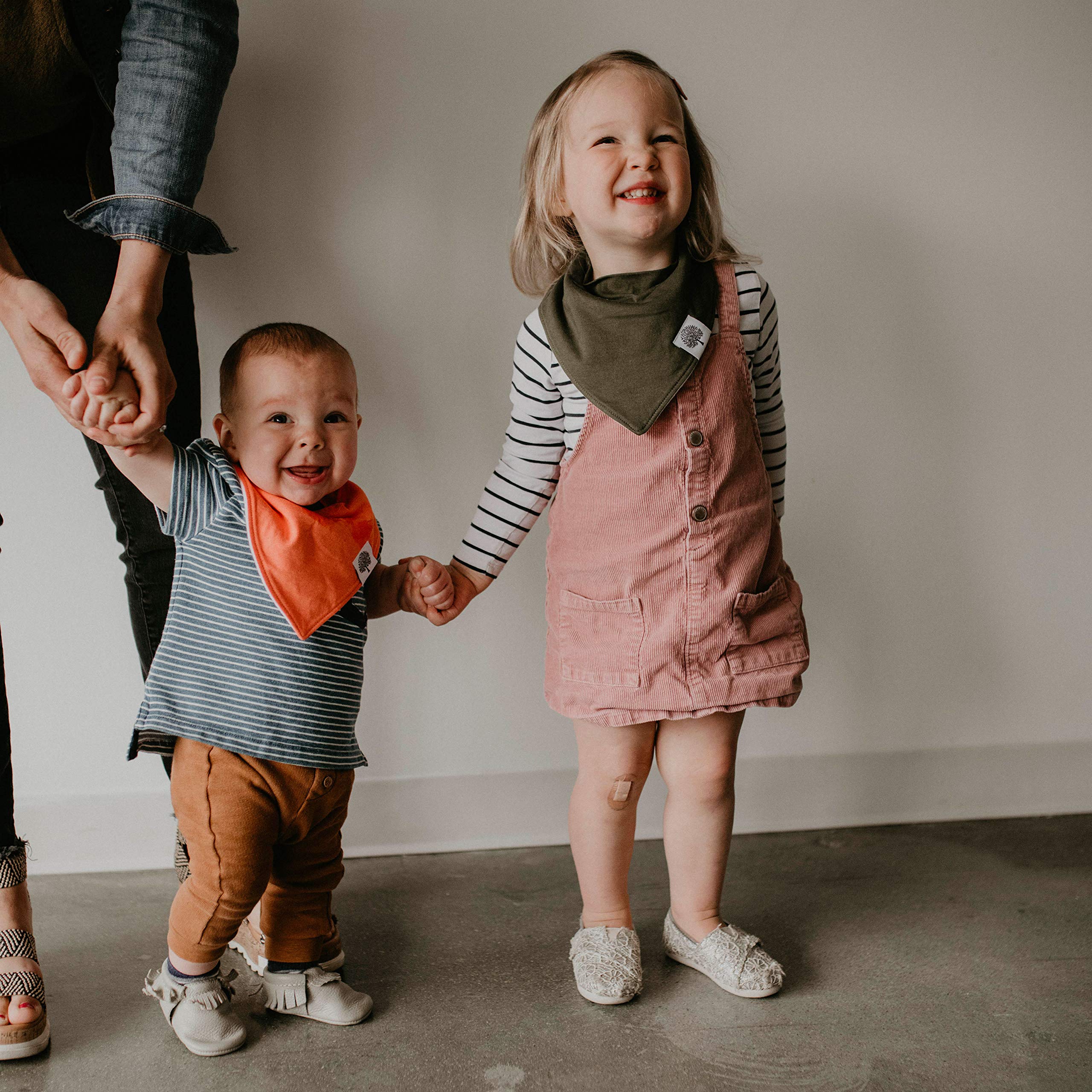 Estes Set bandana bib grows with baby from 3 to 36 months