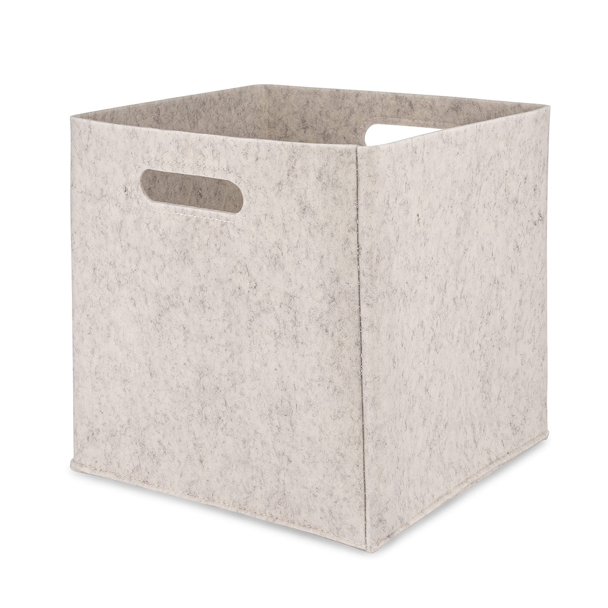 Parker Baby Co. felt cube bin for nursery organization keeps essentials accessible.