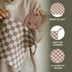 Packable Lovey demonstrates travel-friendly size for on-the-go comfort.