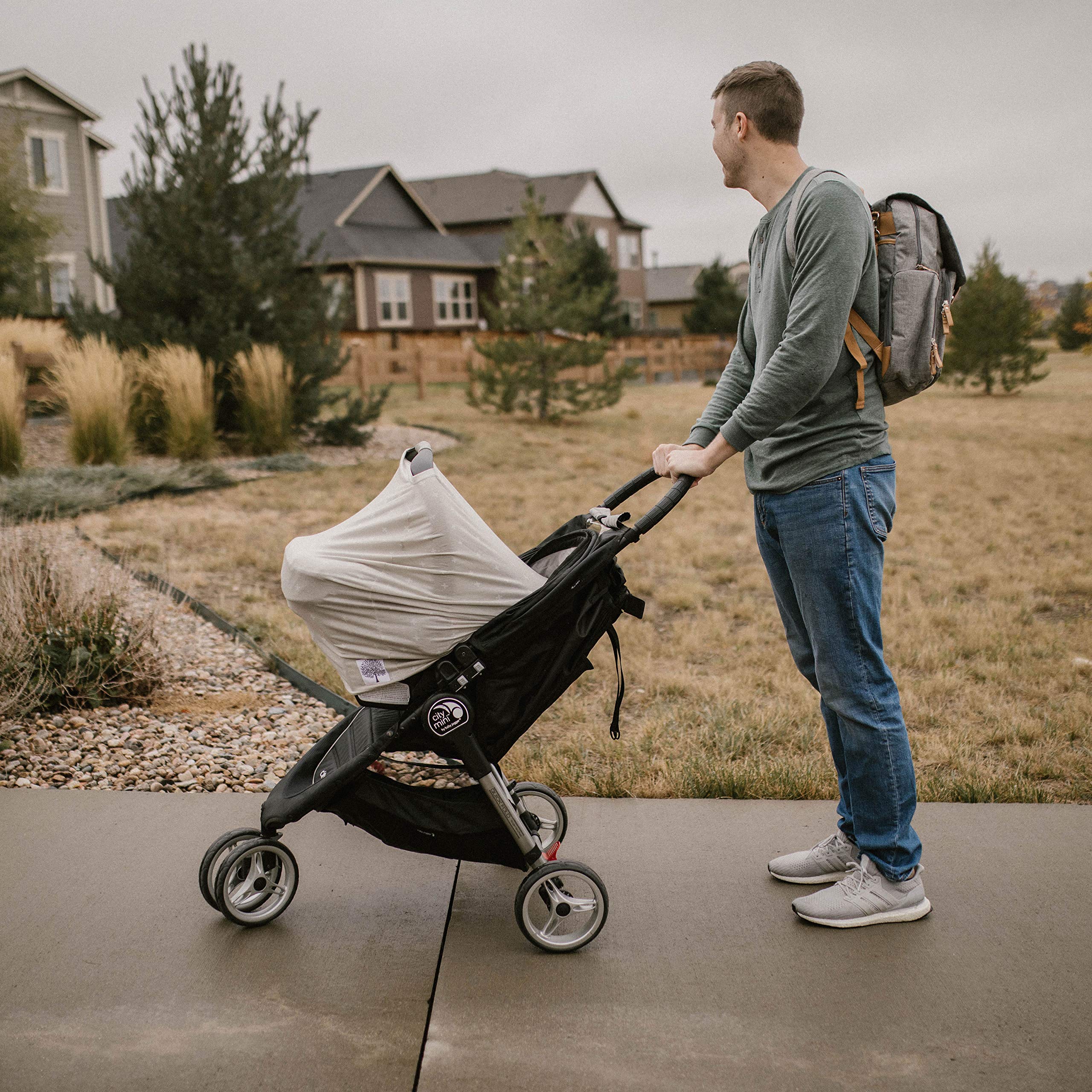 Parker Baby Co Pine versatile 4-in-1 cover, a practical gift option.