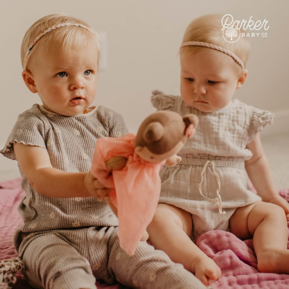 Parker Baby Co. Wildflower headbands in mixed colors for easy outfit pairing.