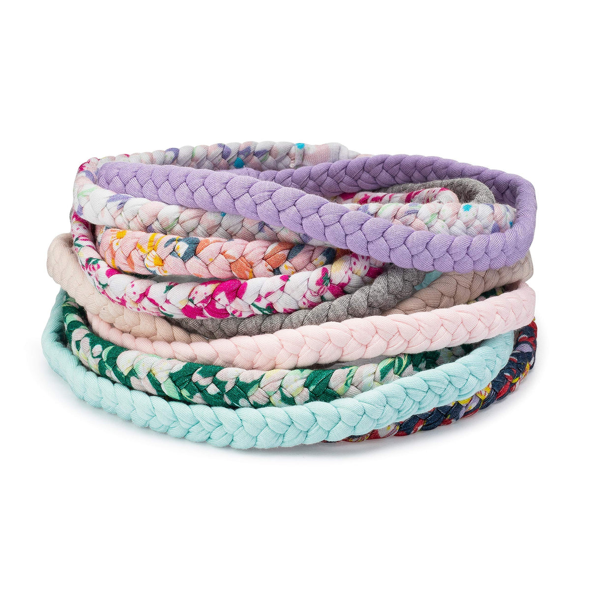 Parker Baby Co. Wildflower headband on toddler with soft, stretchy fit