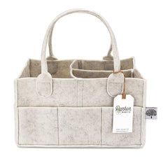 Parker Baby Diaper Caddy compact design keeps diapers and wipes within easy reach.