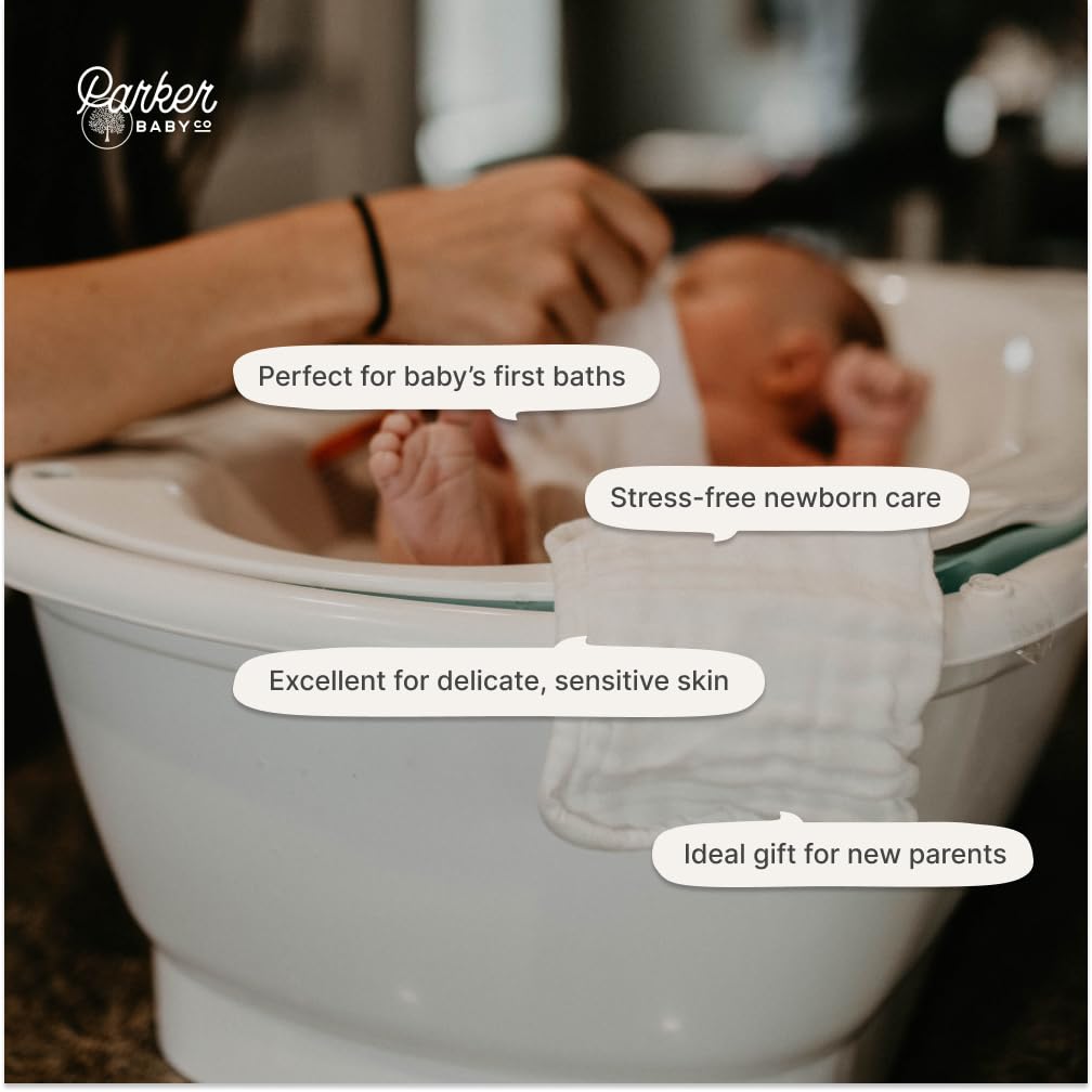 Parker Baby Washcloths ideal for sensitive skin care routines.