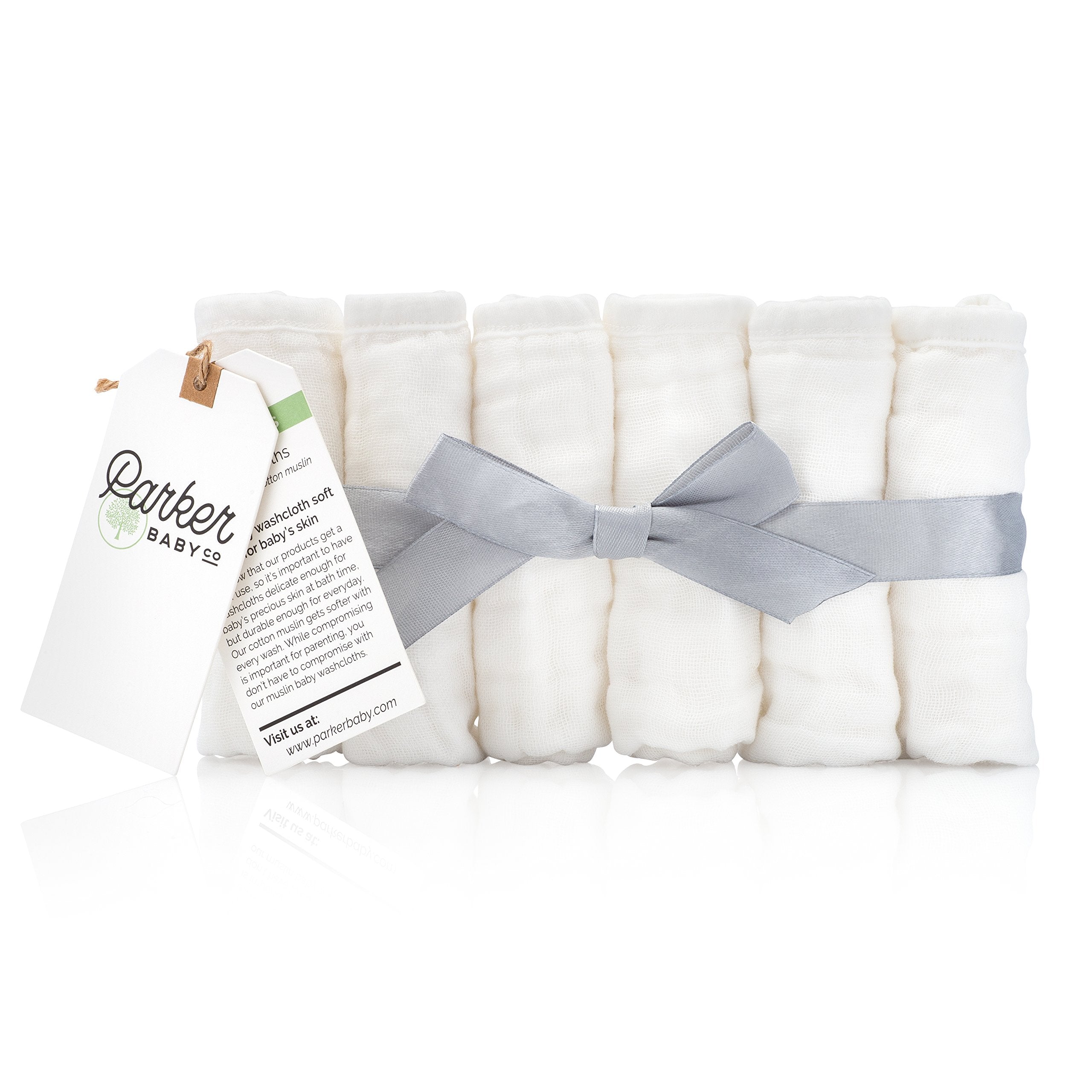 Parker Baby Washcloths multi-use cloths for bath and beyond.