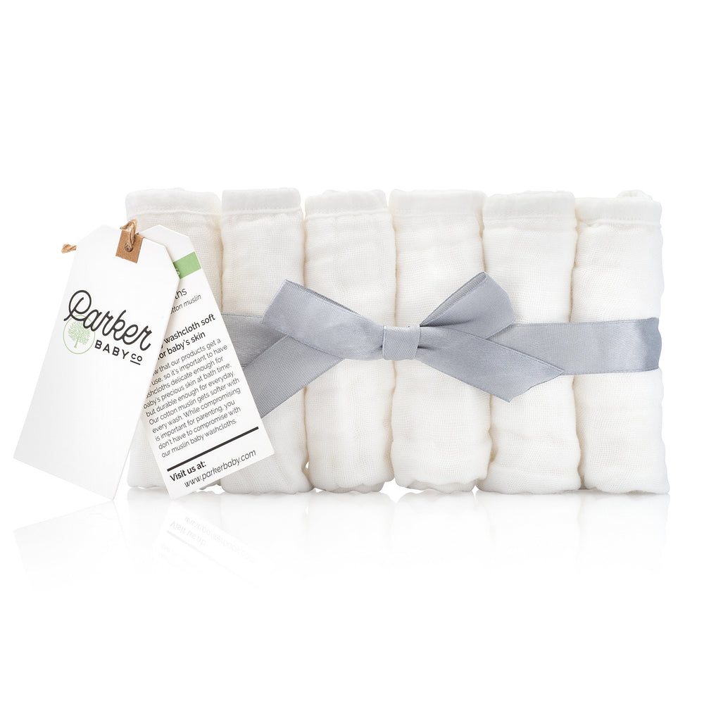 Parker Baby Washcloths multi-use cloths for bath and beyond.