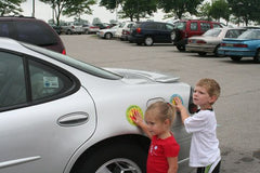 Parking Pal teaching scene in parking lot highlights practical safety lessons