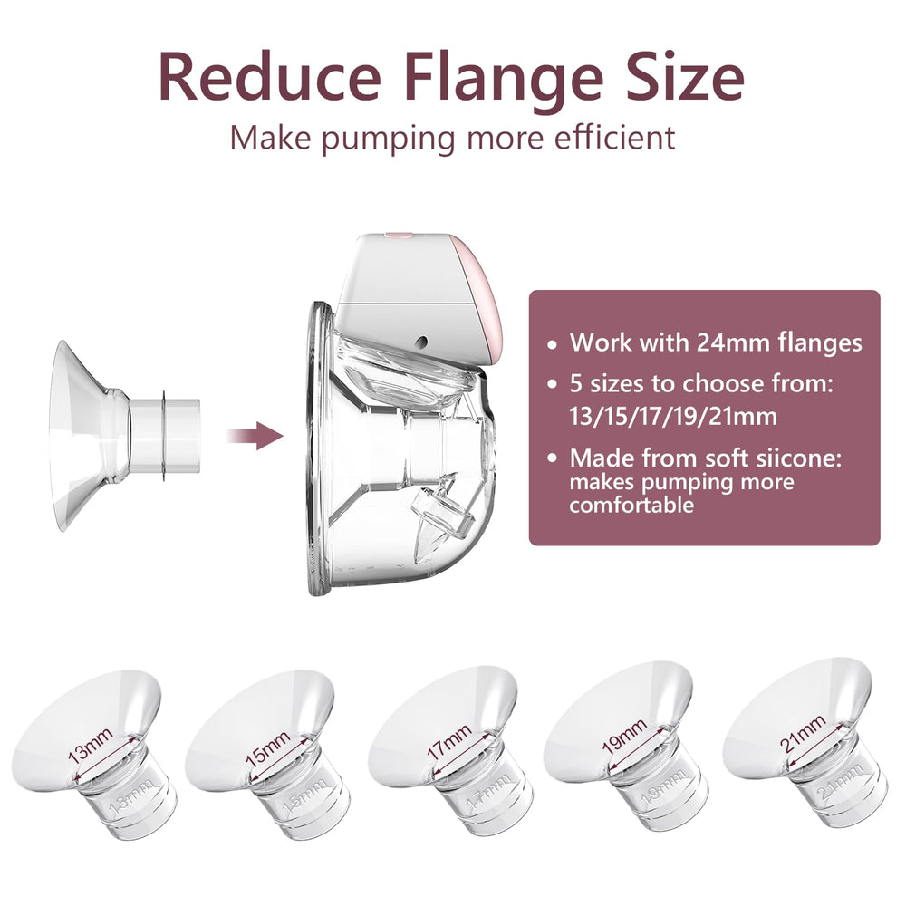 Parner 19mm silicone flange insert with soft, gentle contact