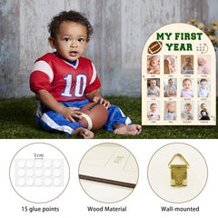 Partico wood frame texture and natural edge create a warm keepsake.