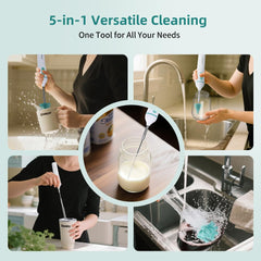 PARTNERJOY silicone-nipple-straw-brushes protect delicate parts while cleaning.