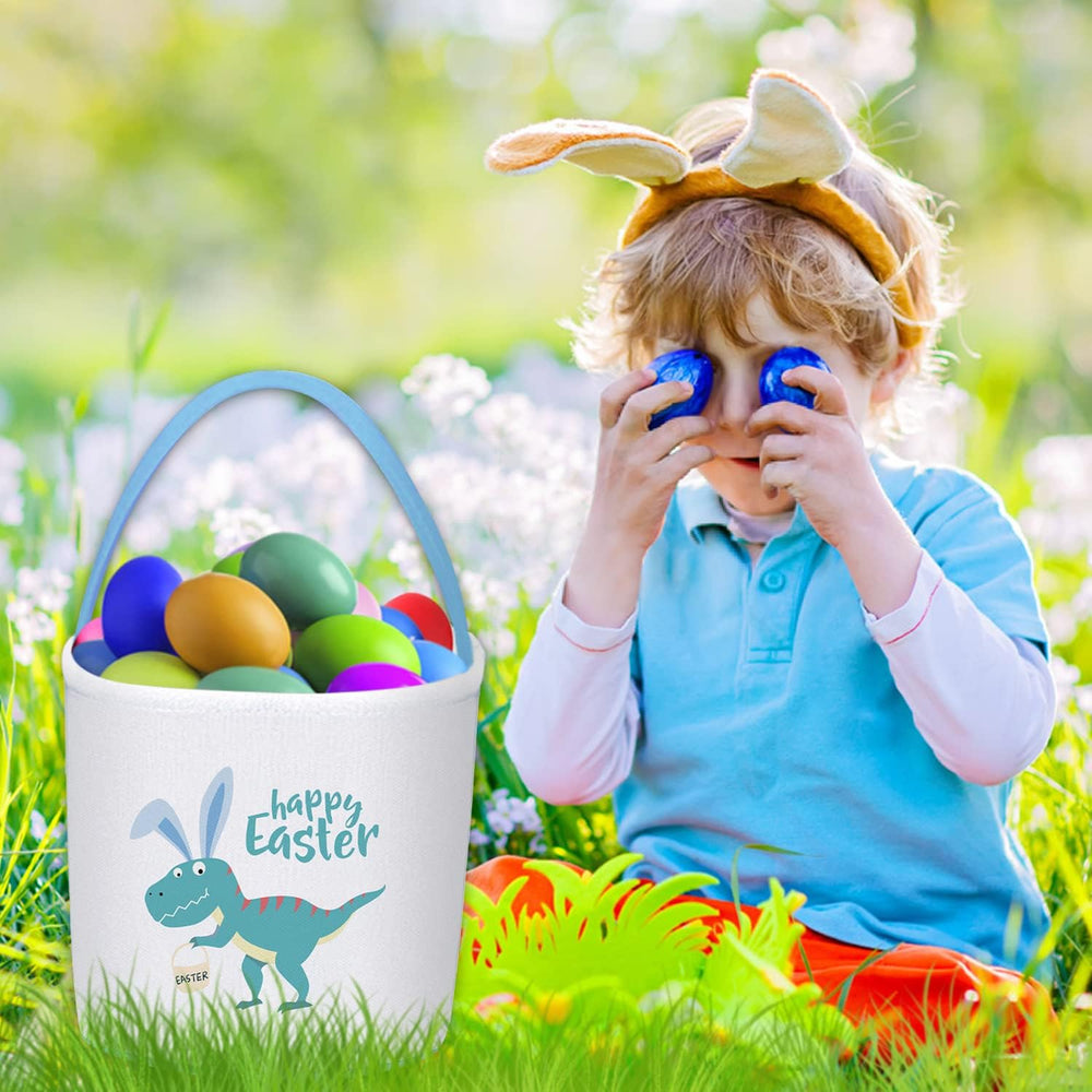 PARTYWIND bright dinosaur basket, doubles as festive décor and kid-friendly keepsake.