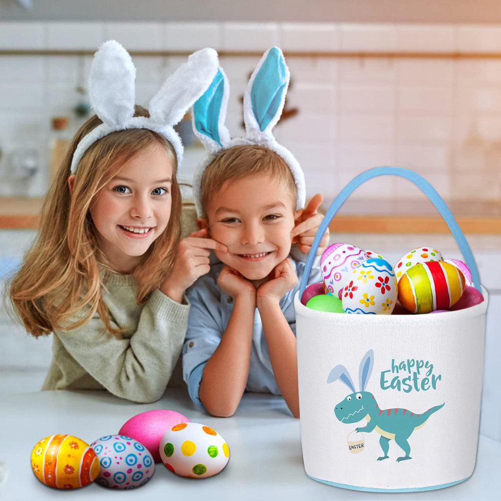 PARTYWIND Easter basket with thick canvas material, easy to clean and reuse after celebrations.