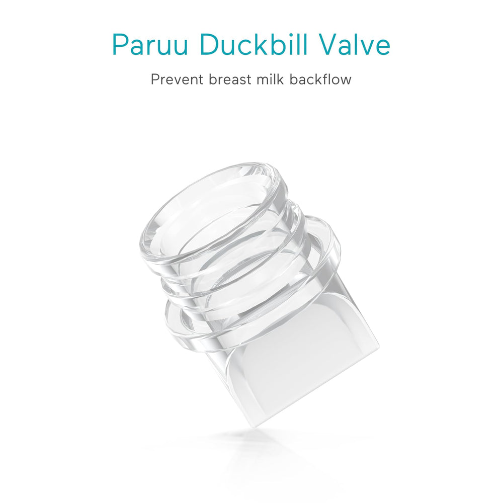 Paruu P10 BPA free silicone parts safe for milk contact.