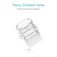 Paruu P10 BPA free silicone parts safe for milk contact.